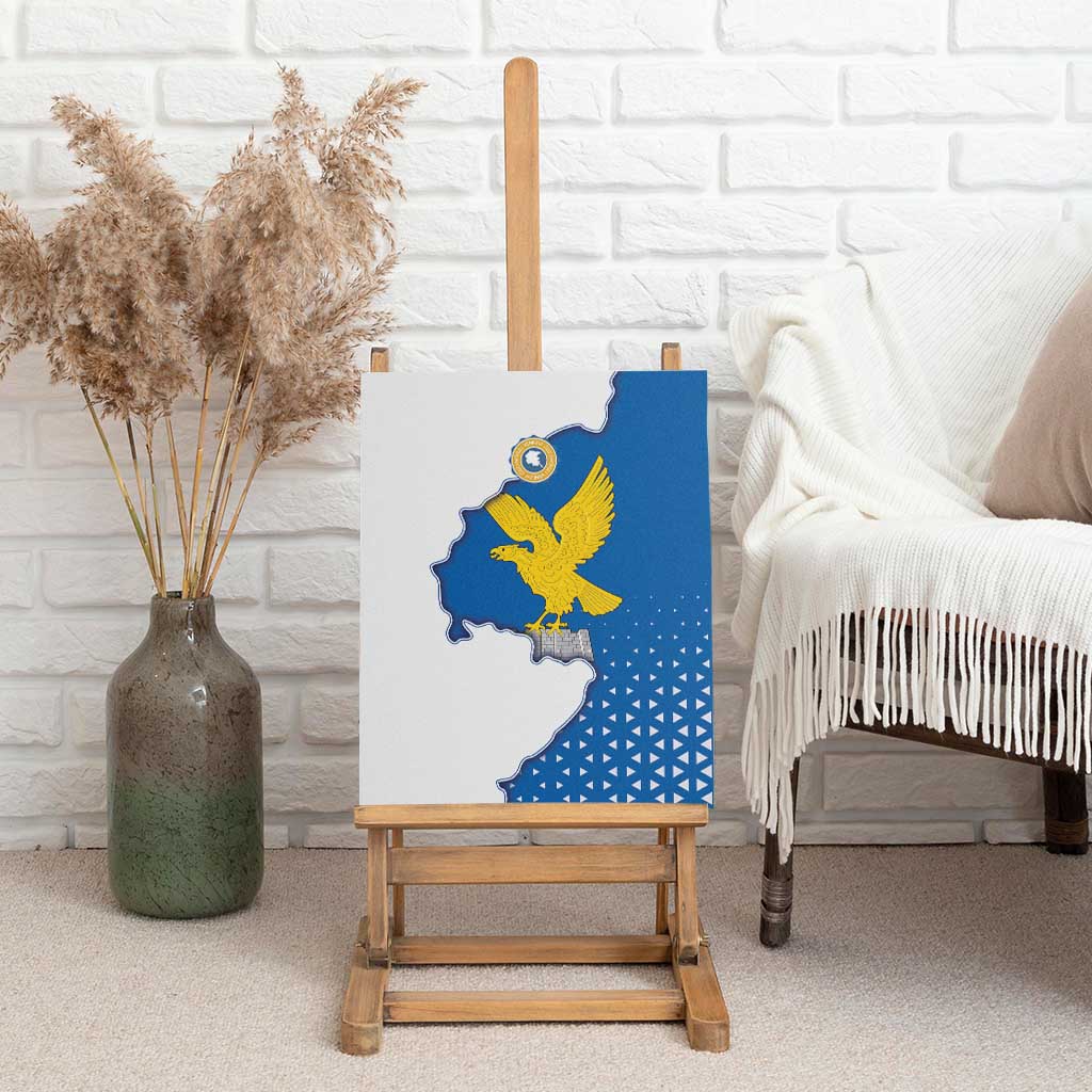 Italy Friuli-Venezia Giulia Canvas Wall Art Flag Vintage Style - Wonder Print Shop