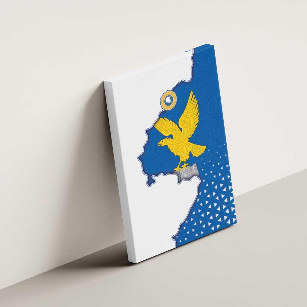 Italy Friuli-Venezia Giulia Canvas Wall Art Flag Vintage Style - Wonder Print Shop