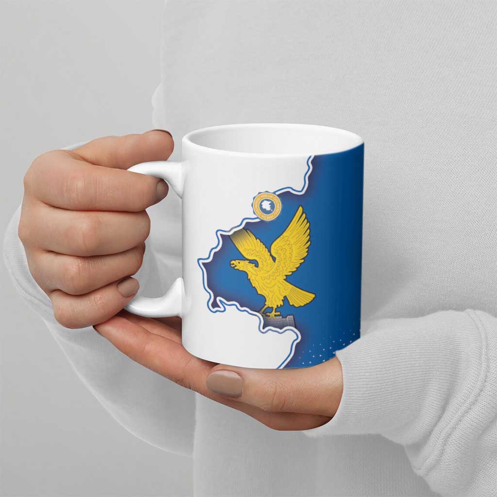 Italy Friuli-Venezia Giulia Ceramic Mug Flag Vintage Style - Wonder Print Shop