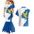 Italy Friuli-Venezia Giulia Couples Matching Mermaid Dress and Hawaiian Shirt Flag Vintage Style - Wonder Print Shop