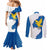 Italy Friuli-Venezia Giulia Couples Matching Mermaid Dress and Long Sleeve Button Shirt Flag Vintage Style - Wonder Print Shop