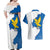 Italy Friuli-Venezia Giulia Couples Matching Off Shoulder Maxi Dress and Hawaiian Shirt Flag Vintage Style - Wonder Print Shop