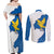 Italy Friuli-Venezia Giulia Couples Matching Off Shoulder Maxi Dress and Long Sleeve Button Shirt Flag Vintage Style - Wonder Print Shop