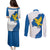 Italy Friuli-Venezia Giulia Couples Matching Puletasi and Long Sleeve Button Shirt Flag Vintage Style - Wonder Print Shop