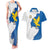 Italy Friuli-Venezia Giulia Couples Matching Tank Maxi Dress and Hawaiian Shirt Flag Vintage Style - Wonder Print Shop