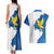 Italy Friuli-Venezia Giulia Couples Matching Tank Maxi Dress and Hawaiian Shirt Flag Vintage Style - Wonder Print Shop