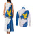 Italy Friuli-Venezia Giulia Couples Matching Tank Maxi Dress and Long Sleeve Button Shirt Flag Vintage Style - Wonder Print Shop