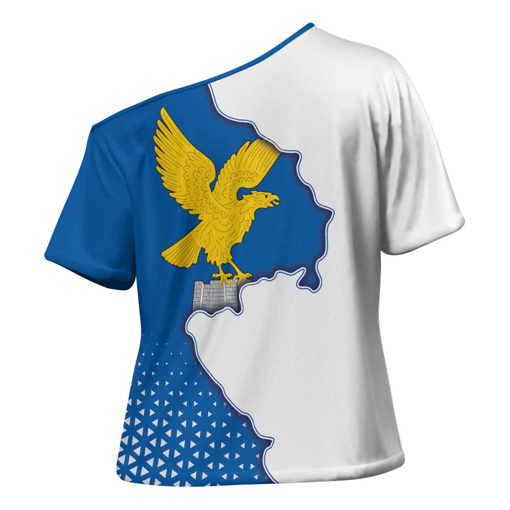 Italy Friuli-Venezia Giulia Cross Shoulder Shirt Flag Vintage Style LT19