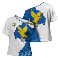 Italy Friuli-Venezia Giulia Cross Shoulder Shirt Flag Vintage Style LT19