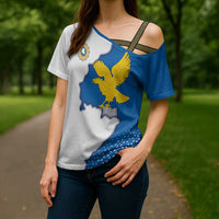 Italy Friuli-Venezia Giulia Cross Shoulder Shirt Flag Vintage Style LT19