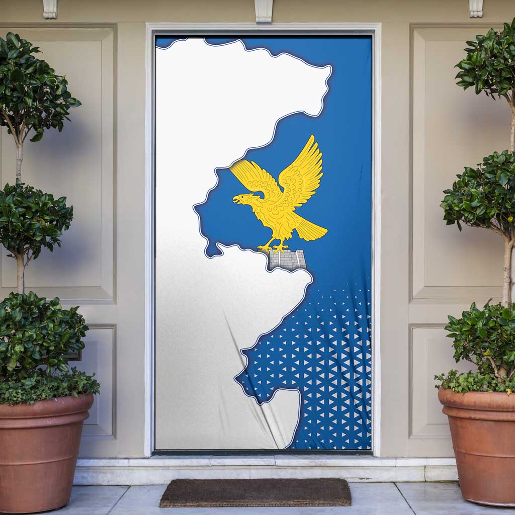 Italy Friuli-Venezia Giulia Door Cover Flag Vintage Style - Wonder Print Shop