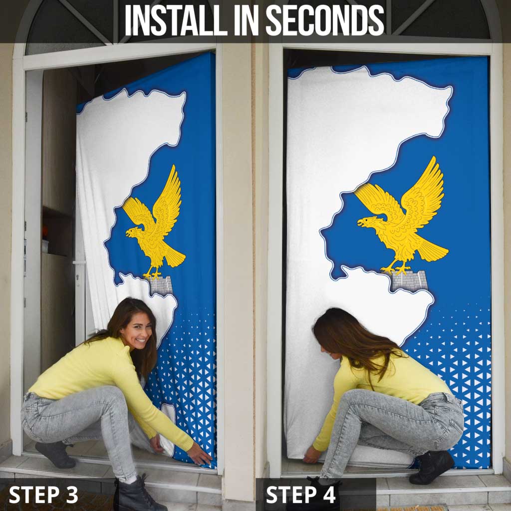 Italy Friuli-Venezia Giulia Door Cover Flag Vintage Style - Wonder Print Shop