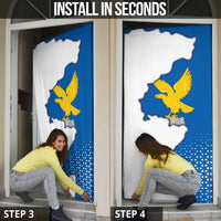 Italy Friuli-Venezia Giulia Door Cover Flag Vintage Style - Wonder Print Shop