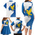 Italy Friuli-Venezia Giulia Family Matching Long Sleeve Bodycon Dress and Hawaiian Shirt Flag Vintage Style - Wonder Print Shop