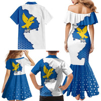 Italy Friuli-Venezia Giulia Family Matching Mermaid Dress and Hawaiian Shirt Flag Vintage Style LT19