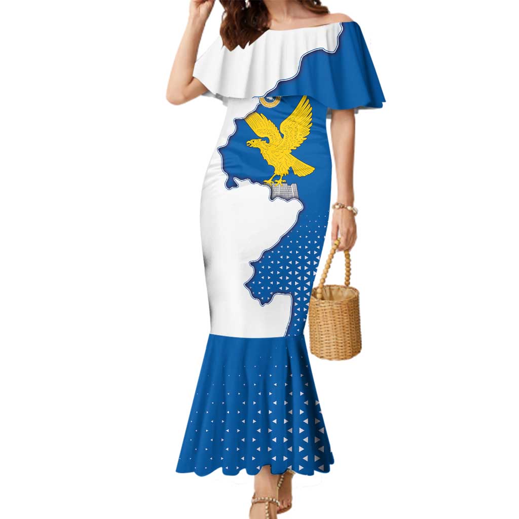 Italy Friuli-Venezia Giulia Family Matching Mermaid Dress and Hawaiian Shirt Flag Vintage Style LT19