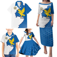 Italy Friuli-Venezia Giulia Family Matching Puletasi and Hawaiian Shirt Flag Vintage Style LT19