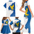 Italy Friuli-Venezia Giulia Family Matching Short Sleeve Bodycon Dress and Hawaiian Shirt Flag Vintage Style - Wonder Print Shop