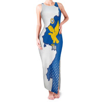 Italy Friuli-Venezia Giulia Family Matching Tank Maxi Dress and Hawaiian Shirt Flag Vintage Style LT19