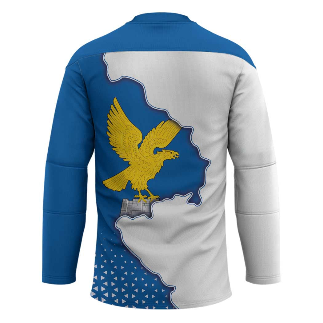 Italy Friuli-Venezia Giulia Hockey Jersey Flag Vintage Style LT19