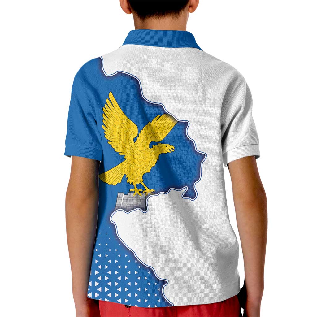 Italy Friuli-Venezia Giulia Kid Polo Shirt Flag Vintage Style LT19