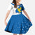 Italy Friuli-Venezia Giulia Kid Short Sleeve Dress Flag Vintage Style - Wonder Print Shop