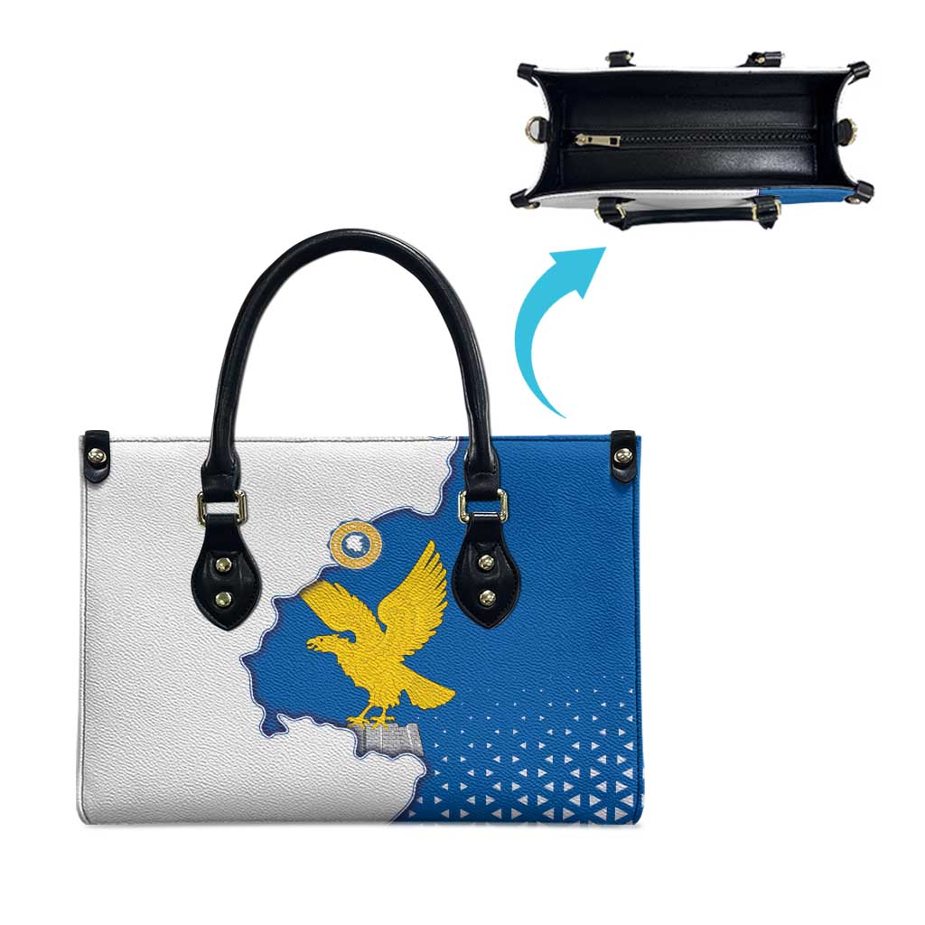 Italy Friuli-Venezia Giulia Leather Bag Flag Vintage Style - Wonder Print Shop
