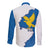 Italy Friuli-Venezia Giulia Long Sleeve Button Shirt Flag Vintage Style - Wonder Print Shop
