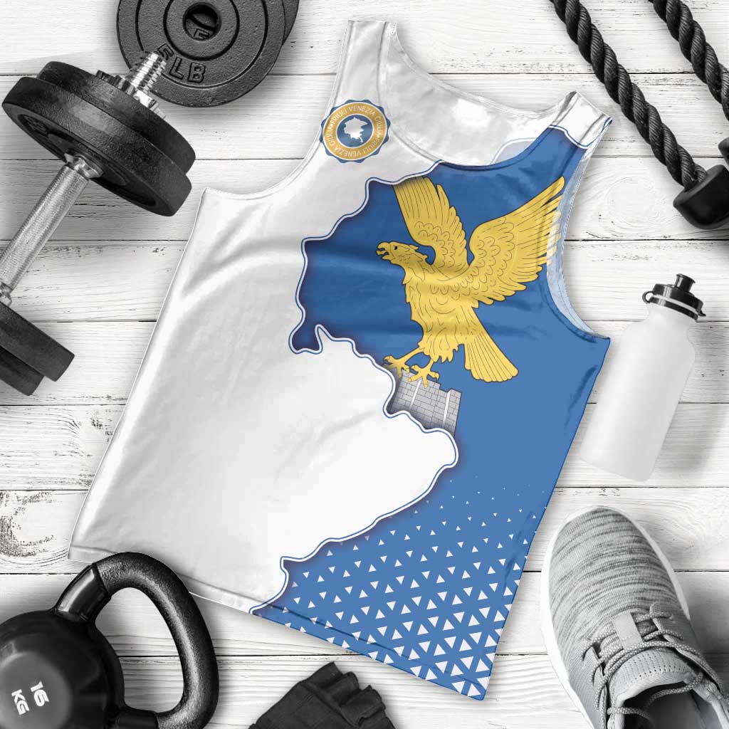 Italy Friuli-Venezia Giulia Men Tank Top Flag Vintage Style LT19