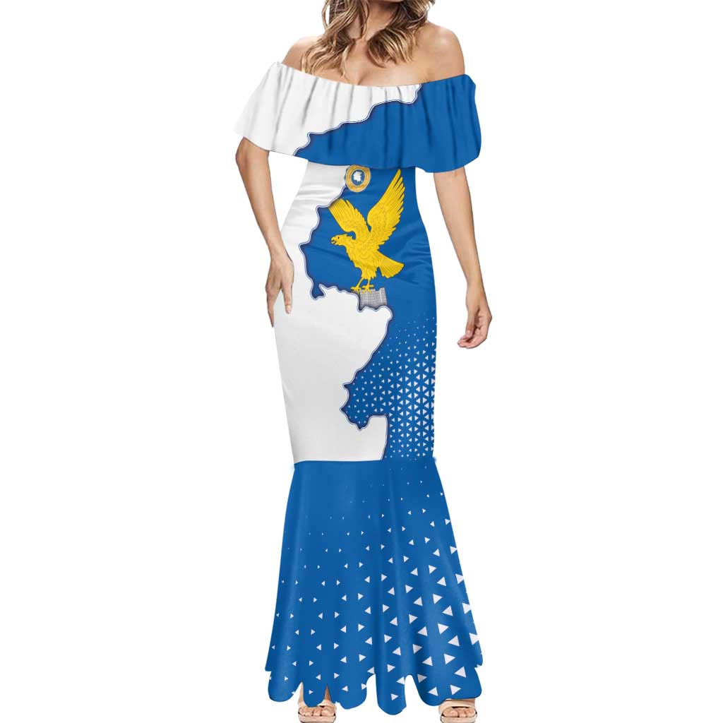 Italy Friuli-Venezia Giulia Mermaid Dress Flag Vintage Style LT19