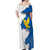 Italy Friuli-Venezia Giulia Off Shoulder Maxi Dress Flag Vintage Style - Wonder Print Shop