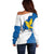 Italy Friuli-Venezia Giulia Off Shoulder Sweater Flag Vintage Style - Wonder Print Shop