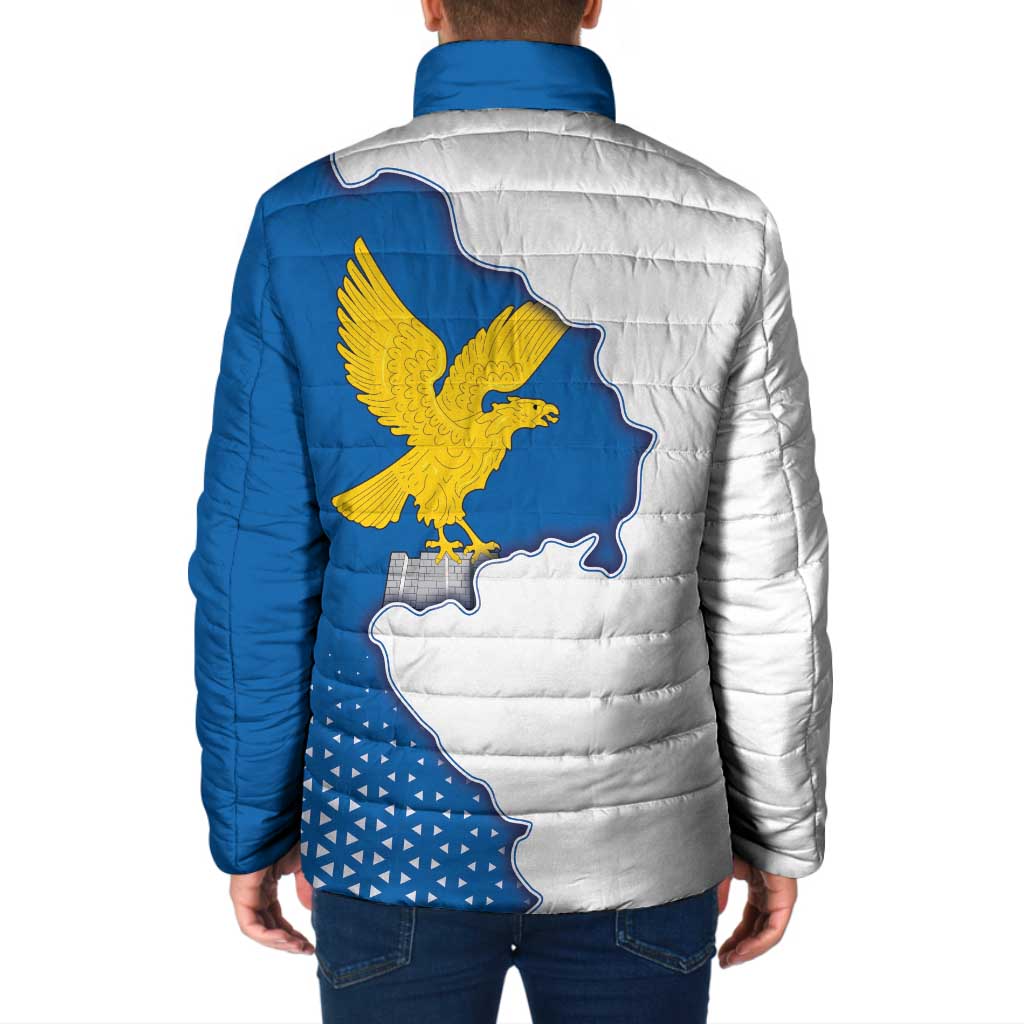 Italy Friuli-Venezia Giulia Padded Jacket Flag Vintage Style LT19