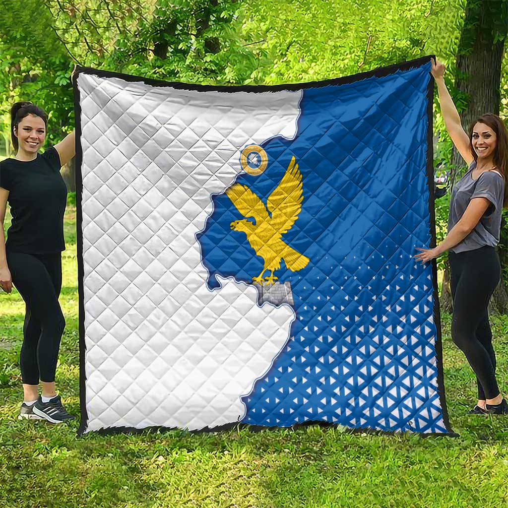 Italy Friuli-Venezia Giulia Quilt Flag Vintage Style - Wonder Print Shop