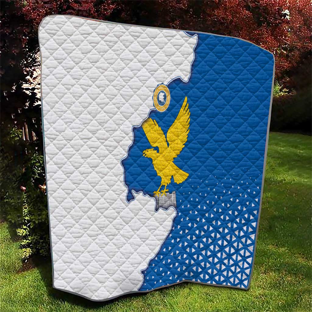 Italy Friuli-Venezia Giulia Quilt Flag Vintage Style - Wonder Print Shop
