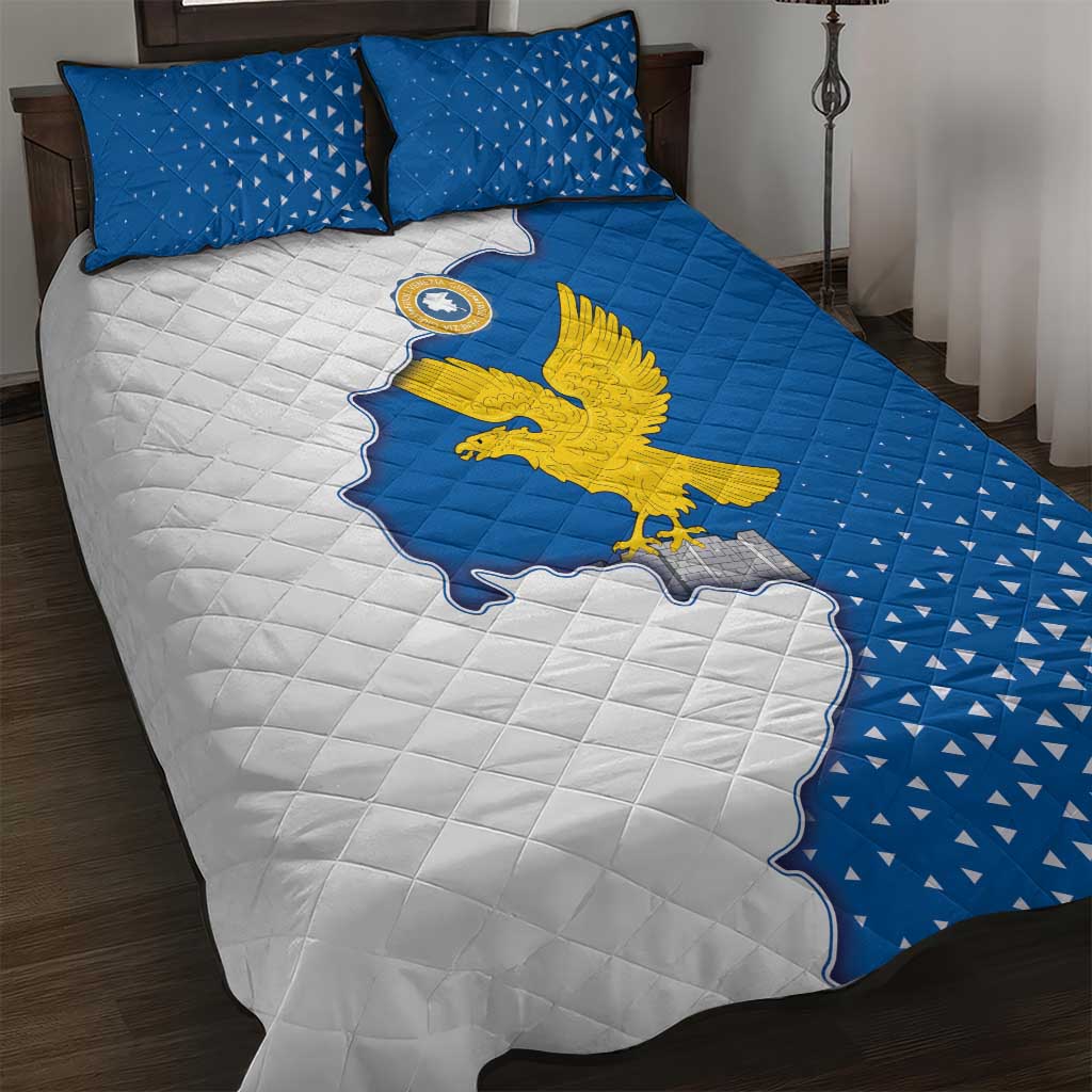 Italy Friuli-Venezia Giulia Quilt Bed Set Flag Vintage Style - Wonder Print Shop