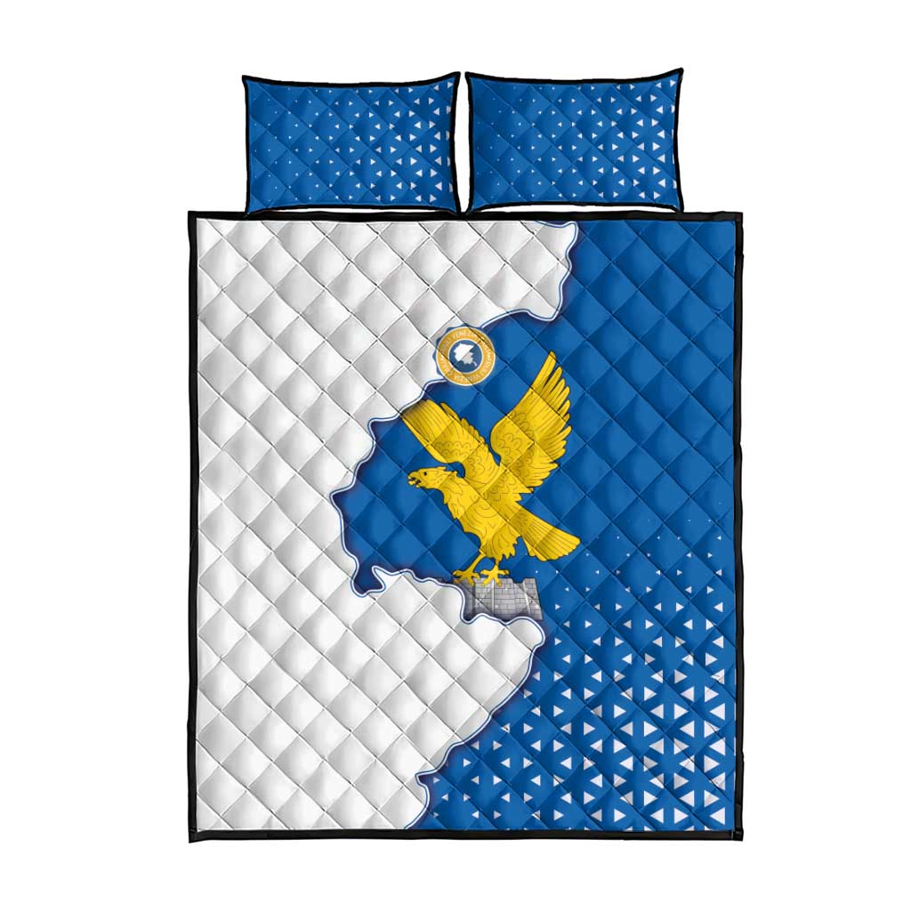 Italy Friuli-Venezia Giulia Quilt Bed Set Flag Vintage Style - Wonder Print Shop