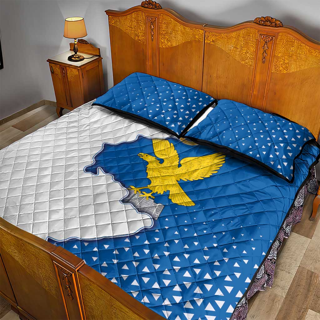 Italy Friuli-Venezia Giulia Quilt Bed Set Flag Vintage Style - Wonder Print Shop