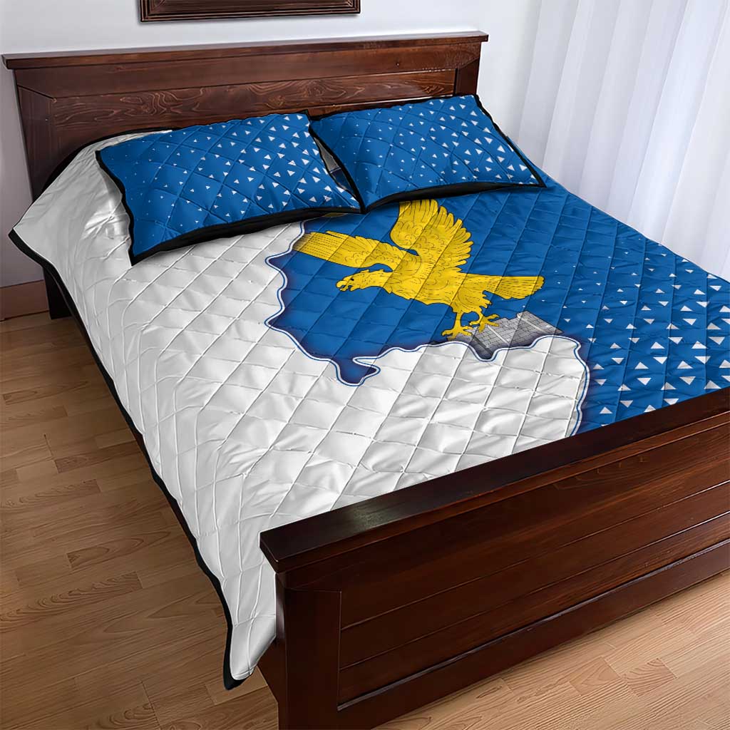 Italy Friuli-Venezia Giulia Quilt Bed Set Flag Vintage Style - Wonder Print Shop