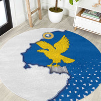 Italy Friuli-Venezia Giulia Round Carpet Flag Vintage Style - Wonder Print Shop