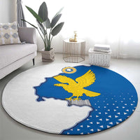Italy Friuli-Venezia Giulia Round Carpet Flag Vintage Style - Wonder Print Shop
