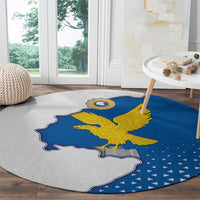 Italy Friuli-Venezia Giulia Round Carpet Flag Vintage Style - Wonder Print Shop