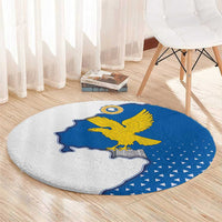 Italy Friuli-Venezia Giulia Round Carpet Flag Vintage Style - Wonder Print Shop