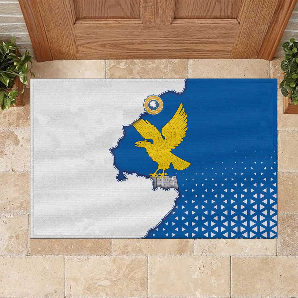 Italy Friuli-Venezia Giulia Rubber Doormat Flag Vintage Style - Wonder Print Shop
