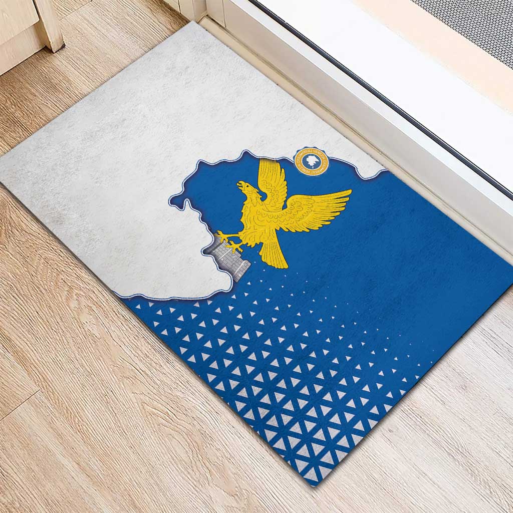 Italy Friuli-Venezia Giulia Rubber Doormat Flag Vintage Style - Wonder Print Shop