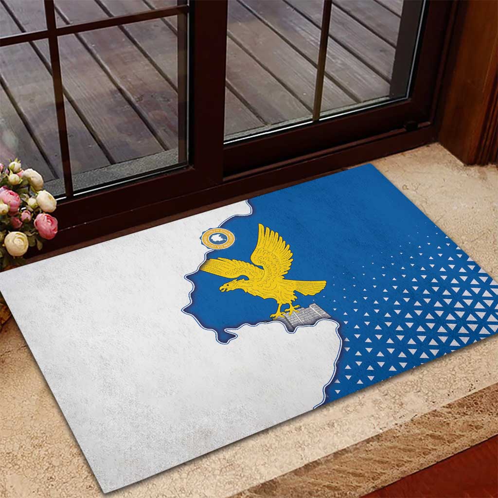 Italy Friuli-Venezia Giulia Rubber Doormat Flag Vintage Style - Wonder Print Shop