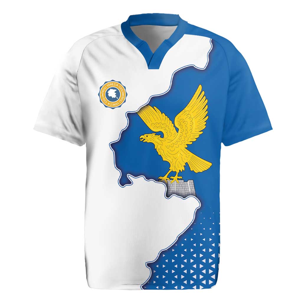 Italy Friuli-Venezia Giulia Rugby Jersey Flag Vintage Style LT19