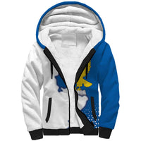 Italy Friuli-Venezia Giulia Sherpa Hoodie Flag Vintage Style LT19