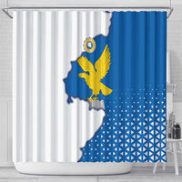 Italy Friuli-Venezia Giulia Shower Curtain Flag Vintage Style - Wonder Print Shop
