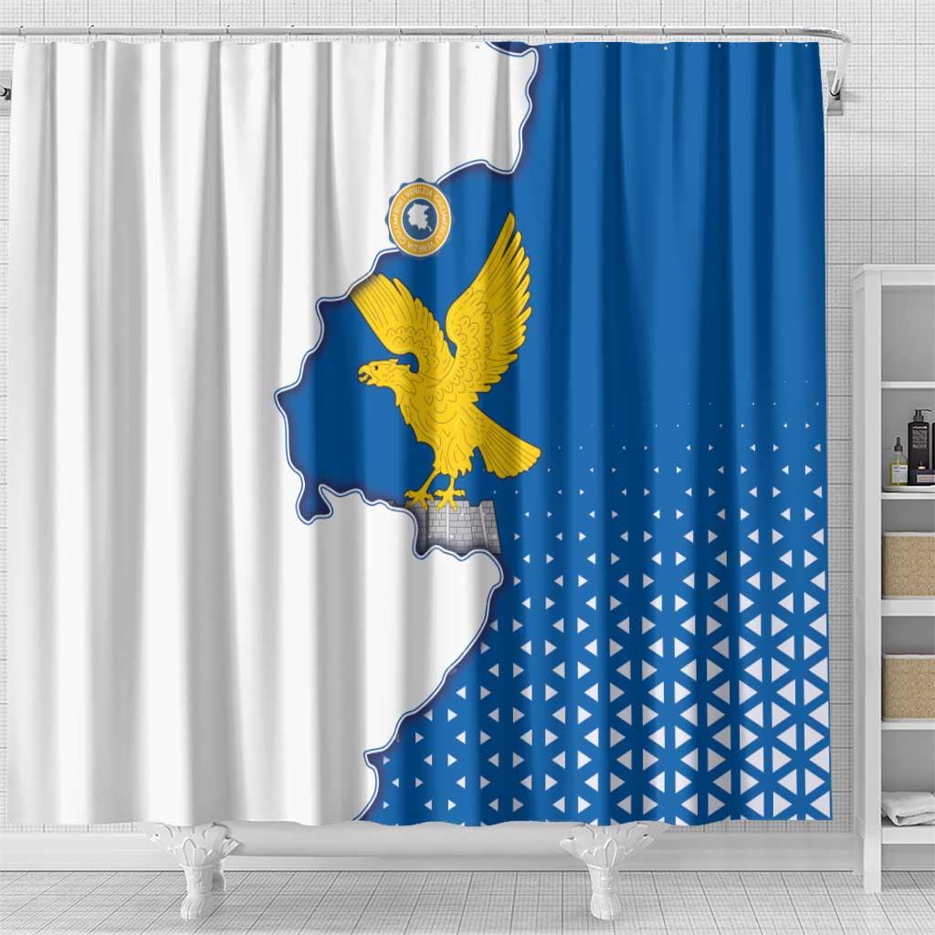 Italy Friuli-Venezia Giulia Shower Curtain Flag Vintage Style - Wonder Print Shop